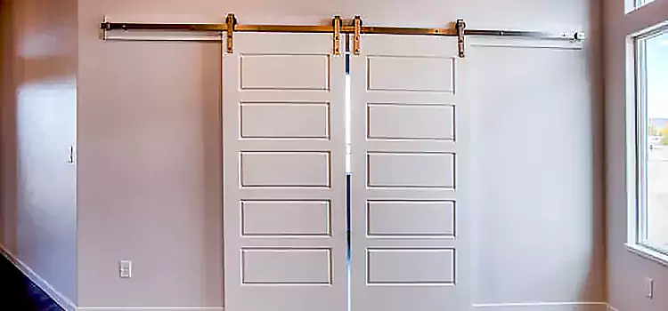Glass Barn Door with Installation Hardware Kit Prairieville