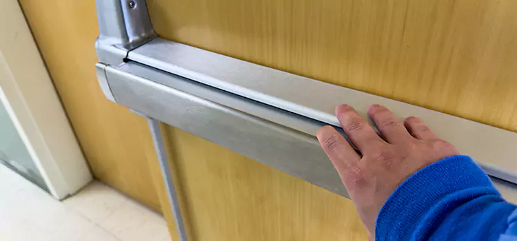 Installing a Push Bar on a Door Prairieville